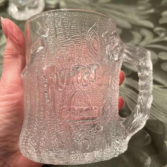 Vintage 1993 McDonalds Flintstones all four mugs EVC No chips or cracks - Picture 4 of 15